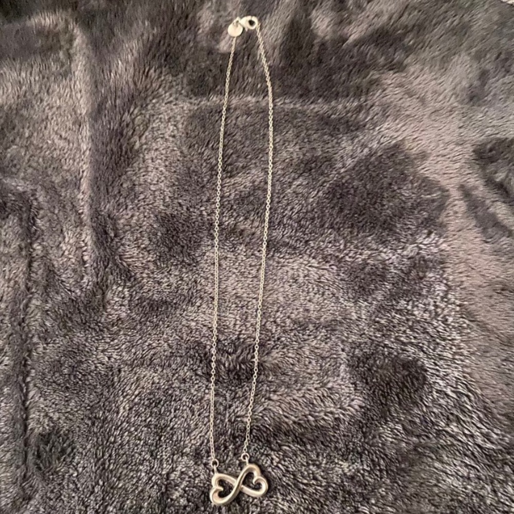 silver necklace from a boutique in california